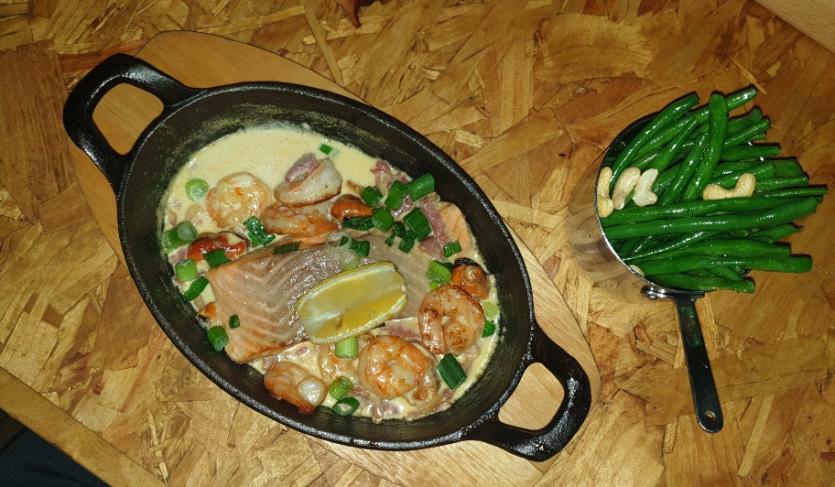 Skillet of Salmon
