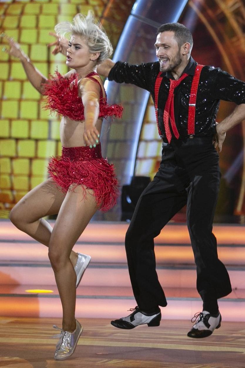 Johnny Ward and Emily Barker DWTS final 3