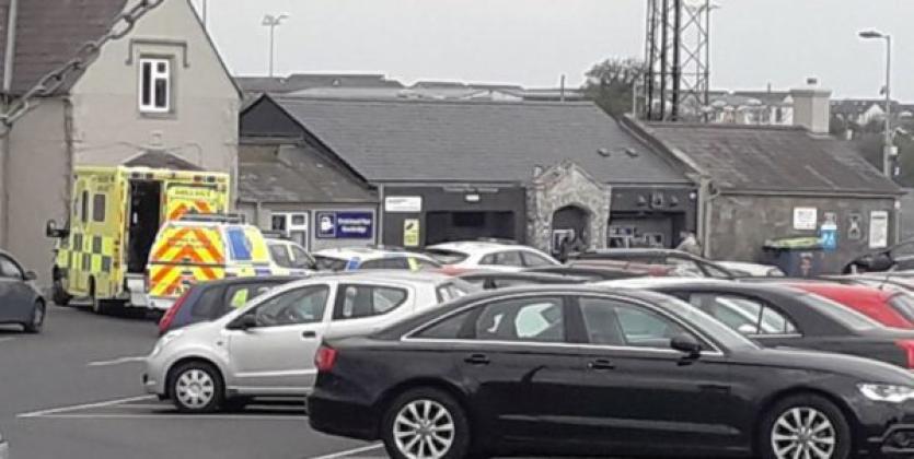 ambulance car park Newbridge rail station