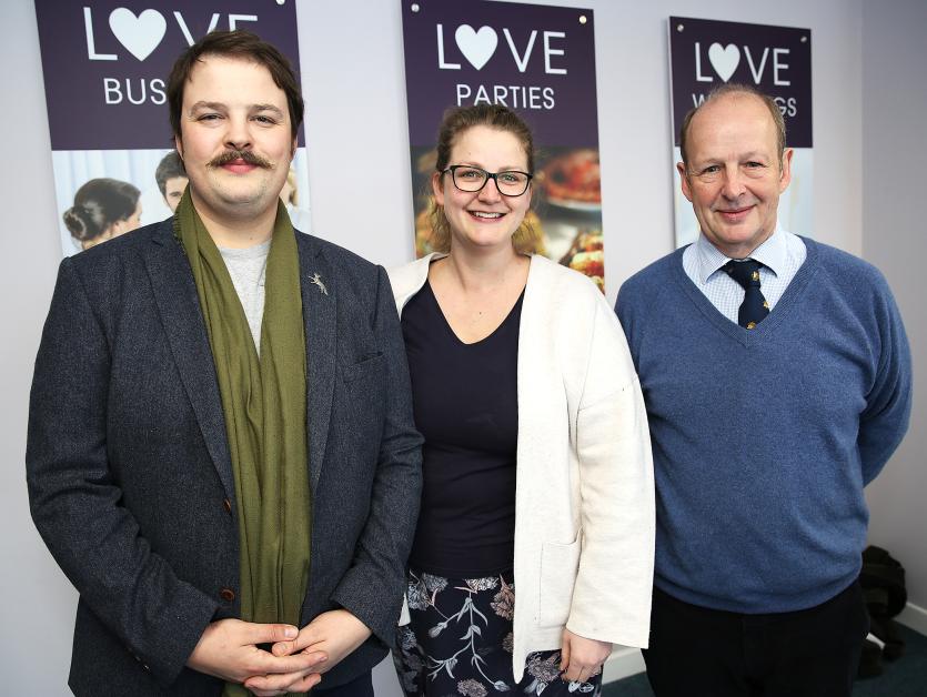 Edward Booth, Jessica Keith and Andrew Booth from Martinstown House