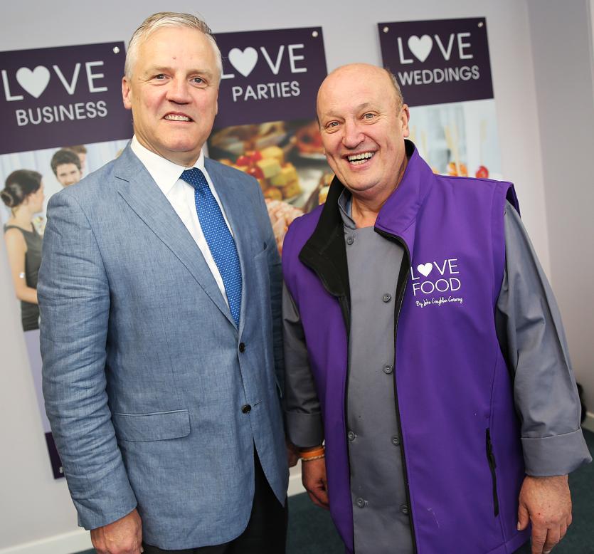 Joe Osbourne (Kildangan Stud) and John Coughlan (Managing Director Love Food)