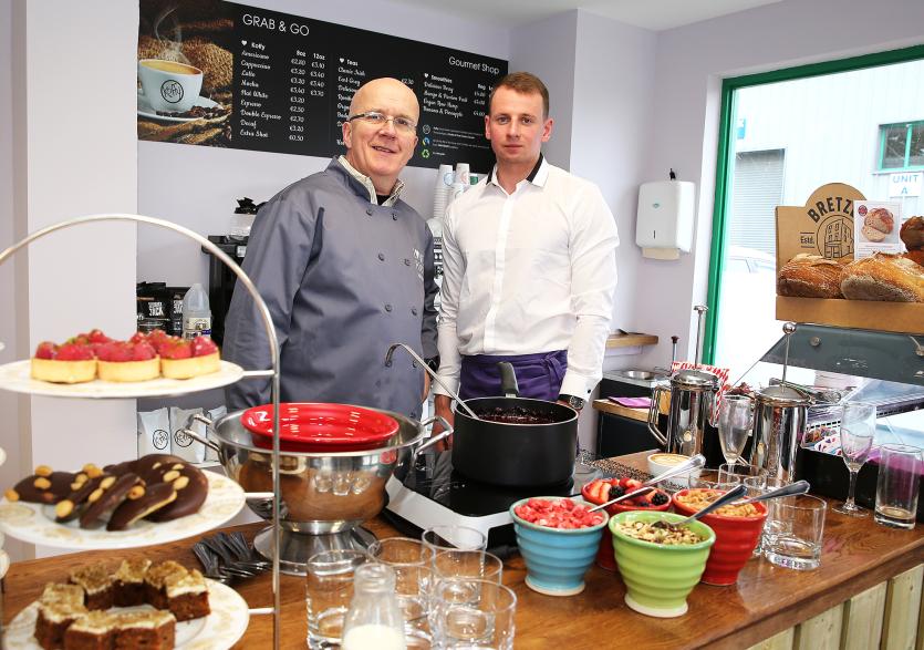 Liam Delaney (Director Love Food) and Martin Stembra (Barista)