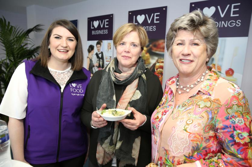 Maeve O'Toole (Love Food Receptionist), Ava Keenan and Dianne Coleman