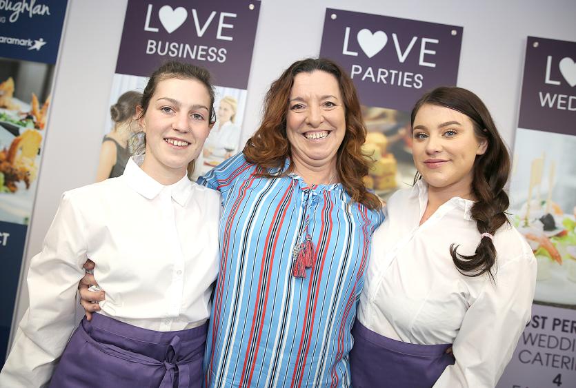 Barbara Coughlan with her daughters Emma and Sarah Muldoon