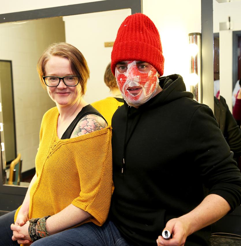 Celine Garvey (Theatre Manager) and Blindboy