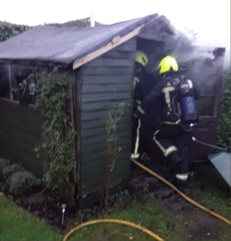 Fire in garden shed may have been caused by tumble dryer Kildare Live