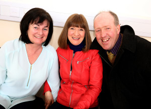 Anne Clarke, Anne McNally and Colm Keane