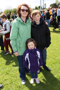 Elaine, Jake and Eimear Whelan