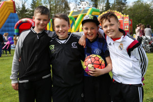 Nathan McFarland, Calum Doran, Alex Foy and Kevin Reilly