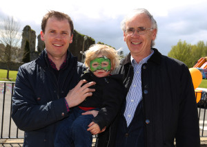 Owner of the Westgrove Hotel Pat Fadden with his son Pat and grandson Pat Junior