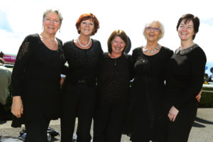 Newbridge Gospel Choir members Kay Scanlon, Bridget Donoghue, Mary Douglas, Mary Delaney and Marion Gleeson