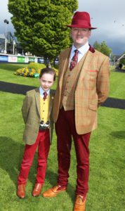 Winners of the Best Dressed Mens Section Raymond and Patrick Gilbyrne