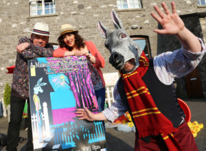 Cast Members from "A Midsummers Nigjht Dream"  Michael McHugh, Brendan Farrell and Eilish Rafferty