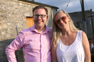 Cllr James Lawless and Festival Organiser Siobhan Fidgeon