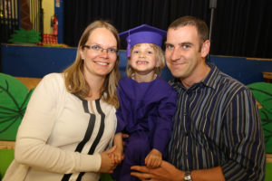 Vanessa, Adele and John Mack
