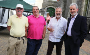 Brendan Sutton, Mark Hazzard, Derek Burrows and Pat Ryan