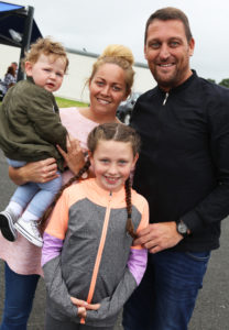 Annemarie Meleady with Stephen, Katie and Bobby McCabe