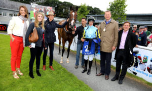 Commerical Manager Kildare Post & Kildare Now Anna Fortune, Owners Alexandra Strudwick, Belinda Strudwick and James Byrne, Jockey Denis Lenihan and Trainer Johnny Murtagh