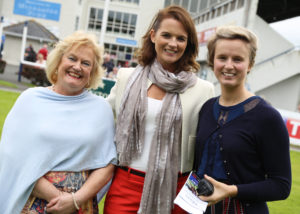 News Editor Kildare Post Rose Barrett O'Donoghue and Commercial Manager Kildare Post & Kildare Now Anna Fortune and Catherine Murray (PR & Marketing Manager Naas Racecourse)