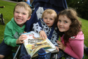 Lewis, Harvey and Charlotte Hendrick