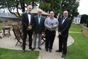 Pat Ryan, Denis Hynes, Mark Hazzard(Manager of McAuley Place) and Pat Ryan