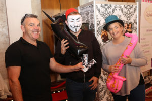 Tony Feeney from Picflips with Zarah Ronan and Gareth Collier