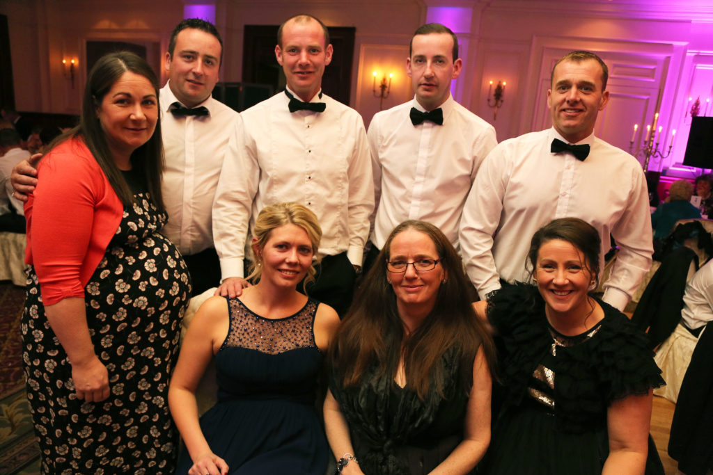 Jenny Eustace, Sandra Dunne, Lisa Dunne, Judy McMullen, Michael McMullen, Jason Dunne, Cyril Dunne and Ken Eustace