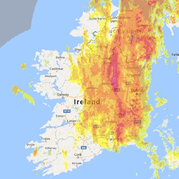 Weather Downpours causing flash floods across Kildare Photo 1 of 1