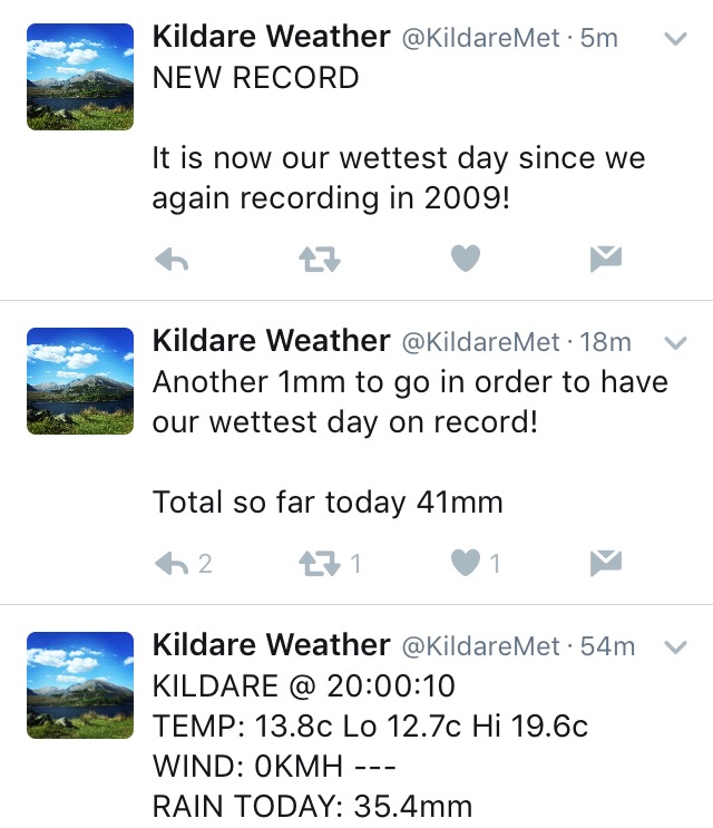 Weather Biggest rainfall in Kildare in years, experts say Photo 1 of