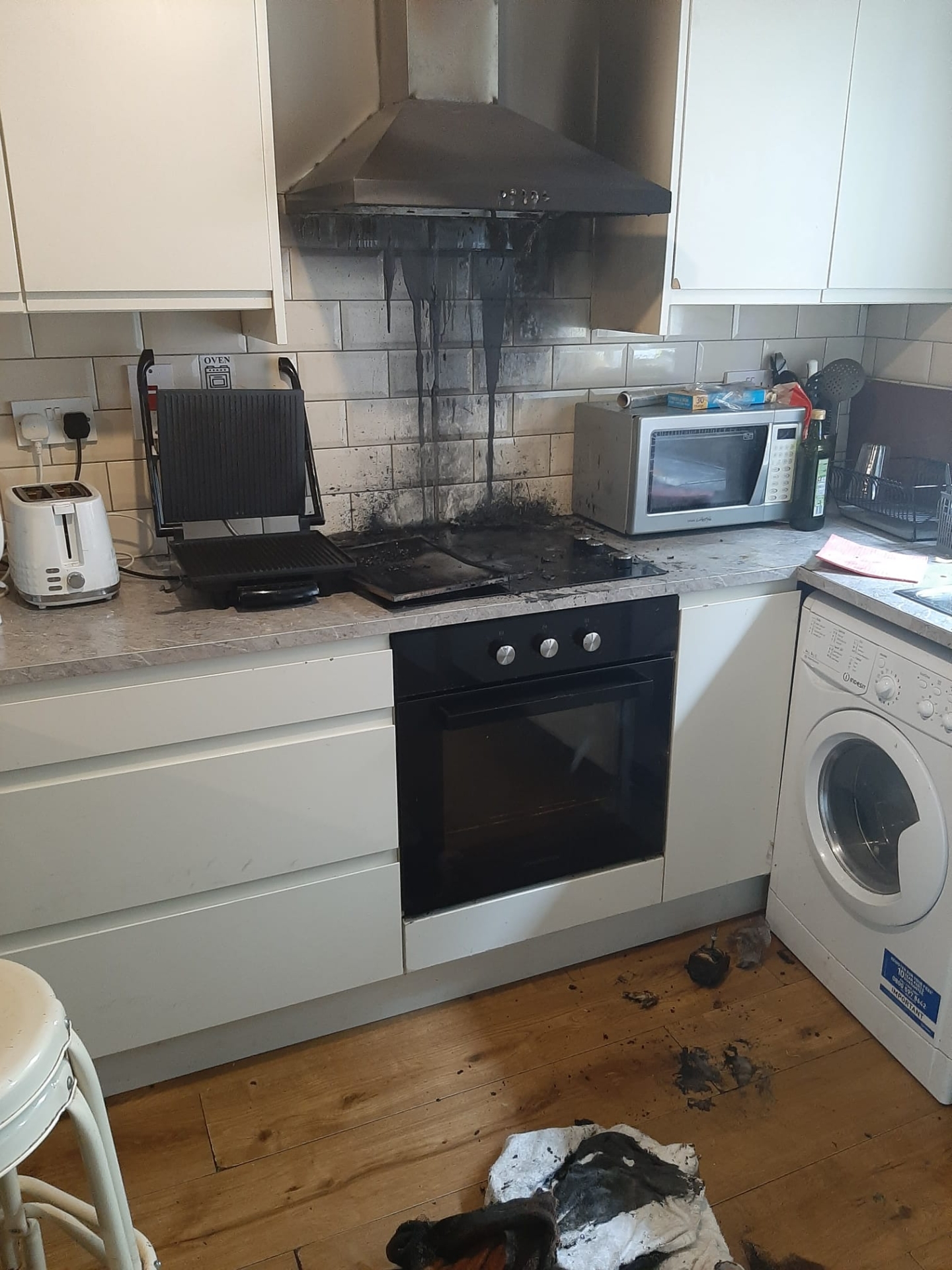Lovely kitchen ruined! Kildare people warned about cooker fires