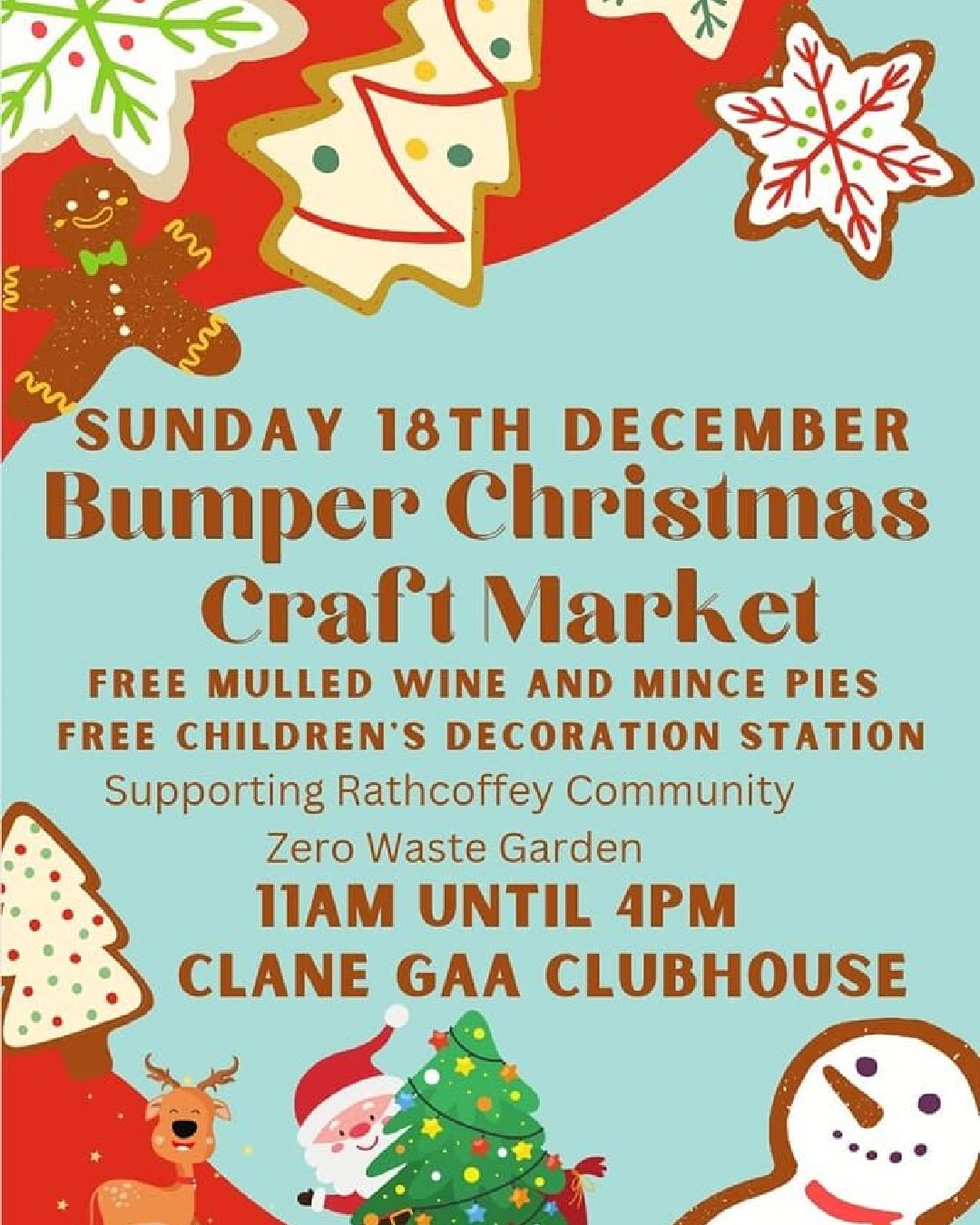 KILDARE Free mince pies and mulled wine at local Christmas Market on