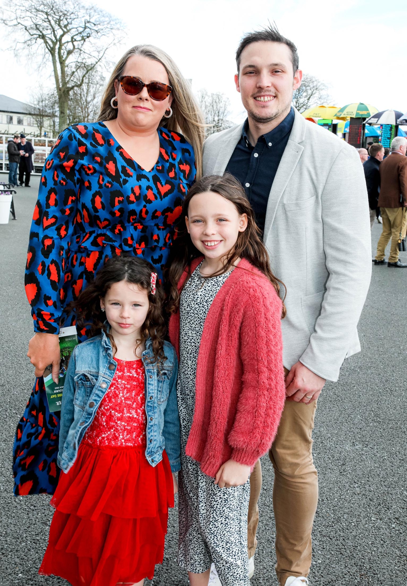 Gillian, Mick, Sophie and Chloe Harvey