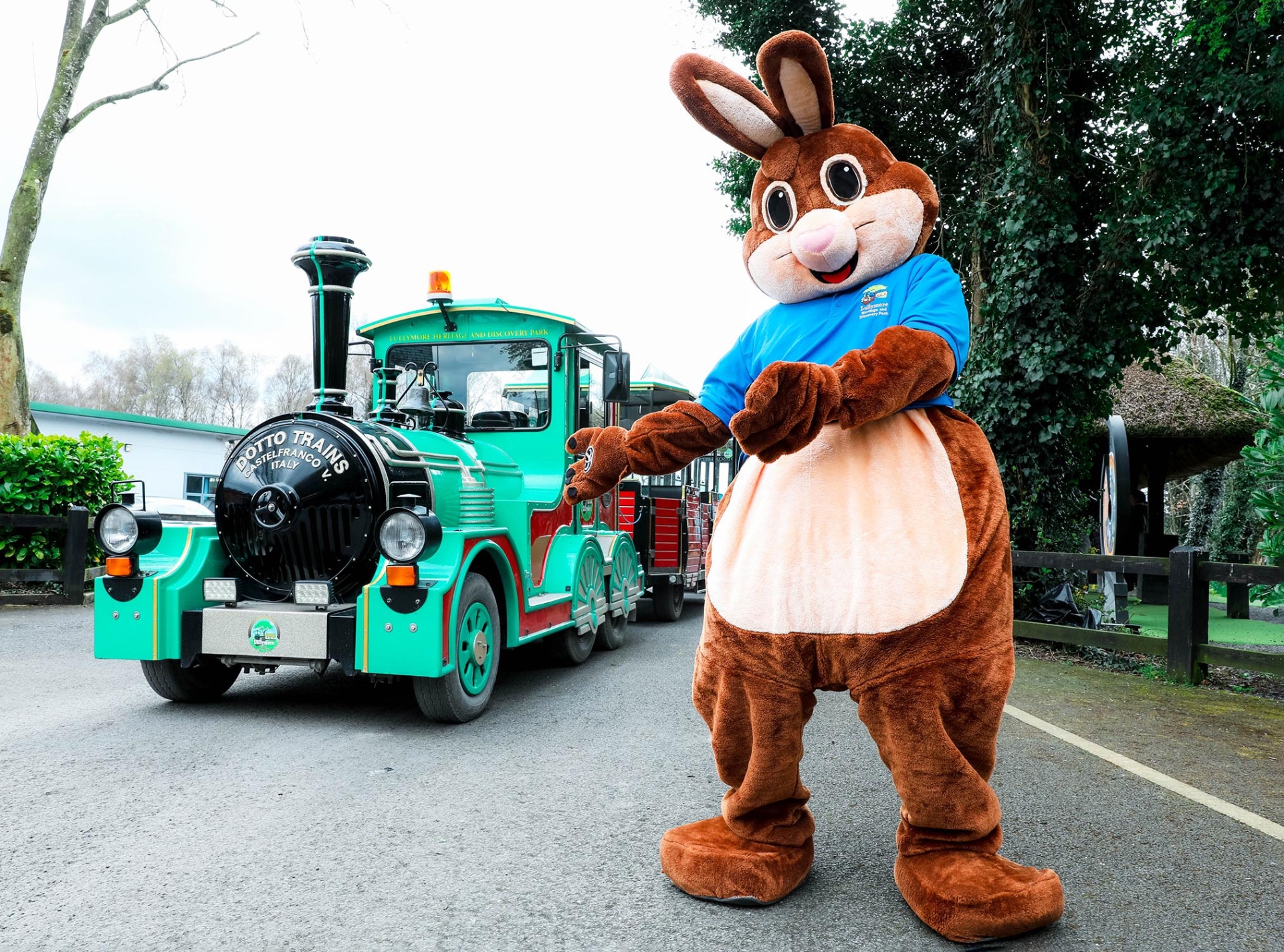 Easter Bunny at Lullymore Heritage and Discovery Park