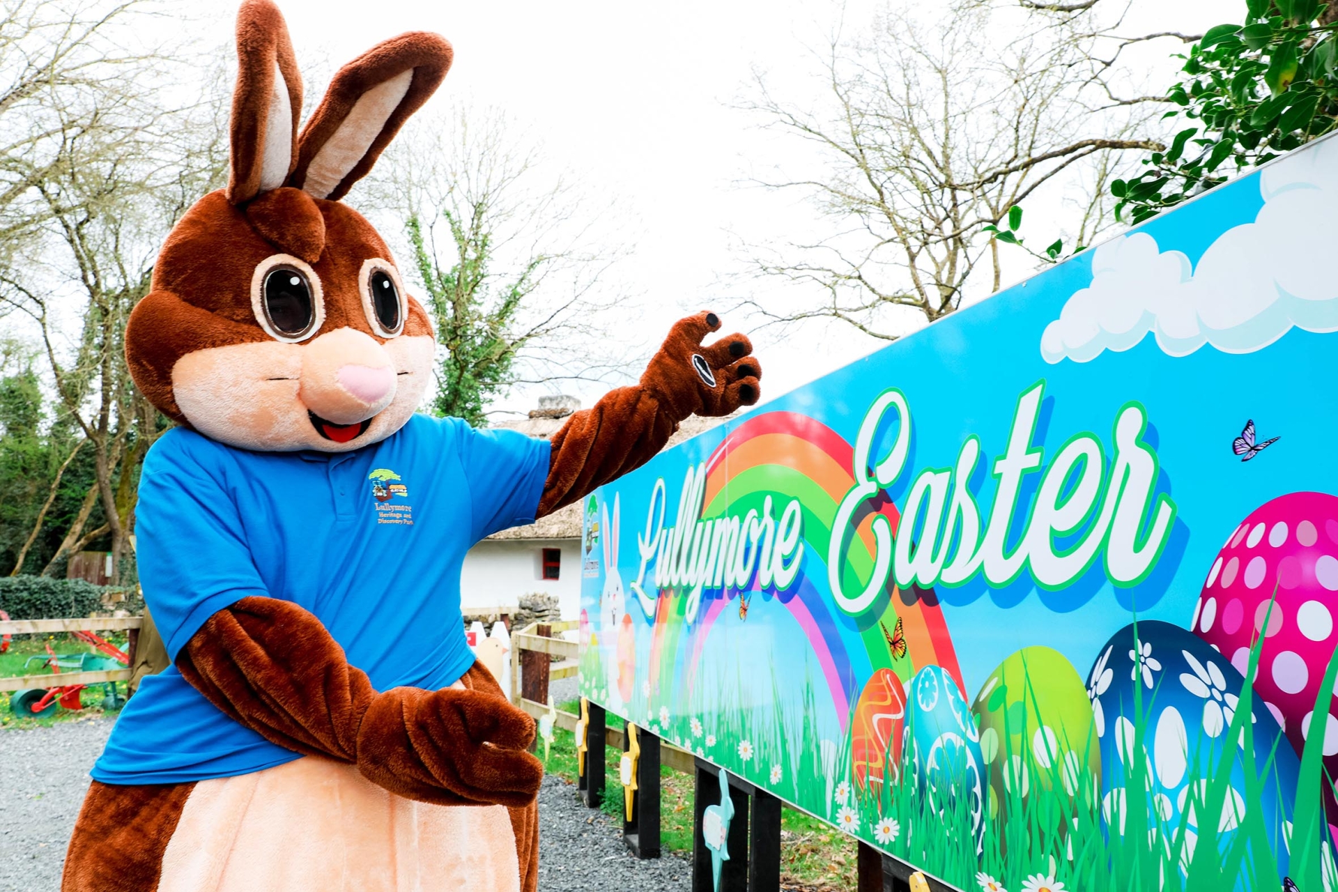 Easter Bunny at Lullymore Heritage and Discovery Park