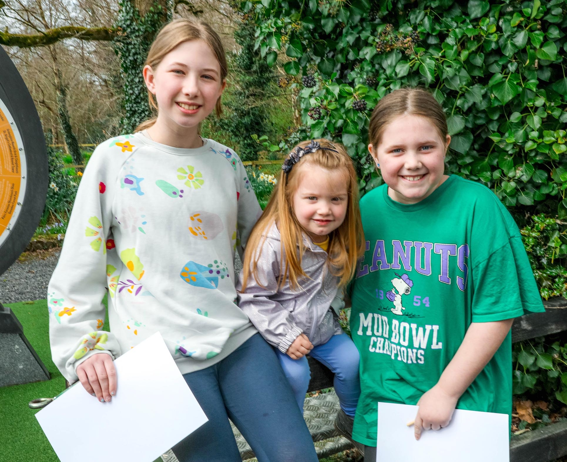Polly Madden, Ali Byrne and Millie Keeley