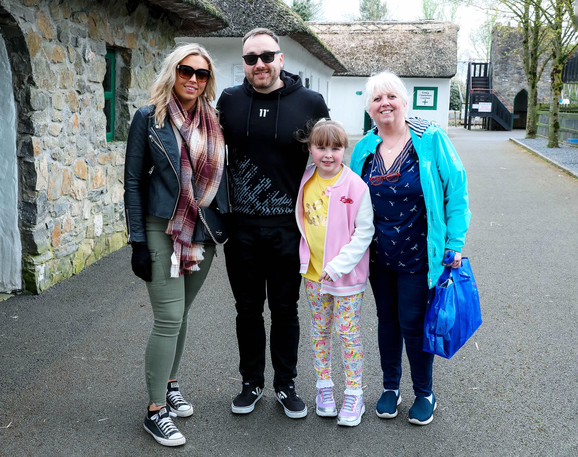 Séarlait McShane, Marc Deering, Síofra McShane and Amanda McShane