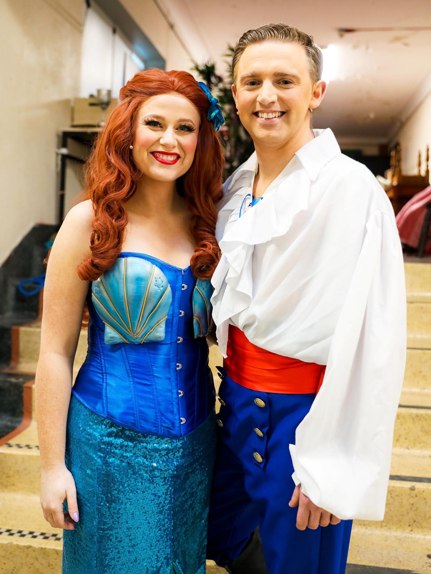 Orla Williams (Ariel) and Matthew Williams (Prince Eric)