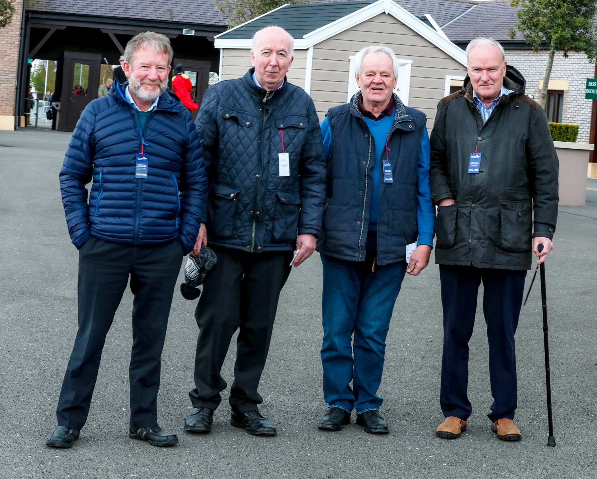 Tony Prior, Sean Gibney, Sean O'Rourke and Aidan McGovern from Cavan