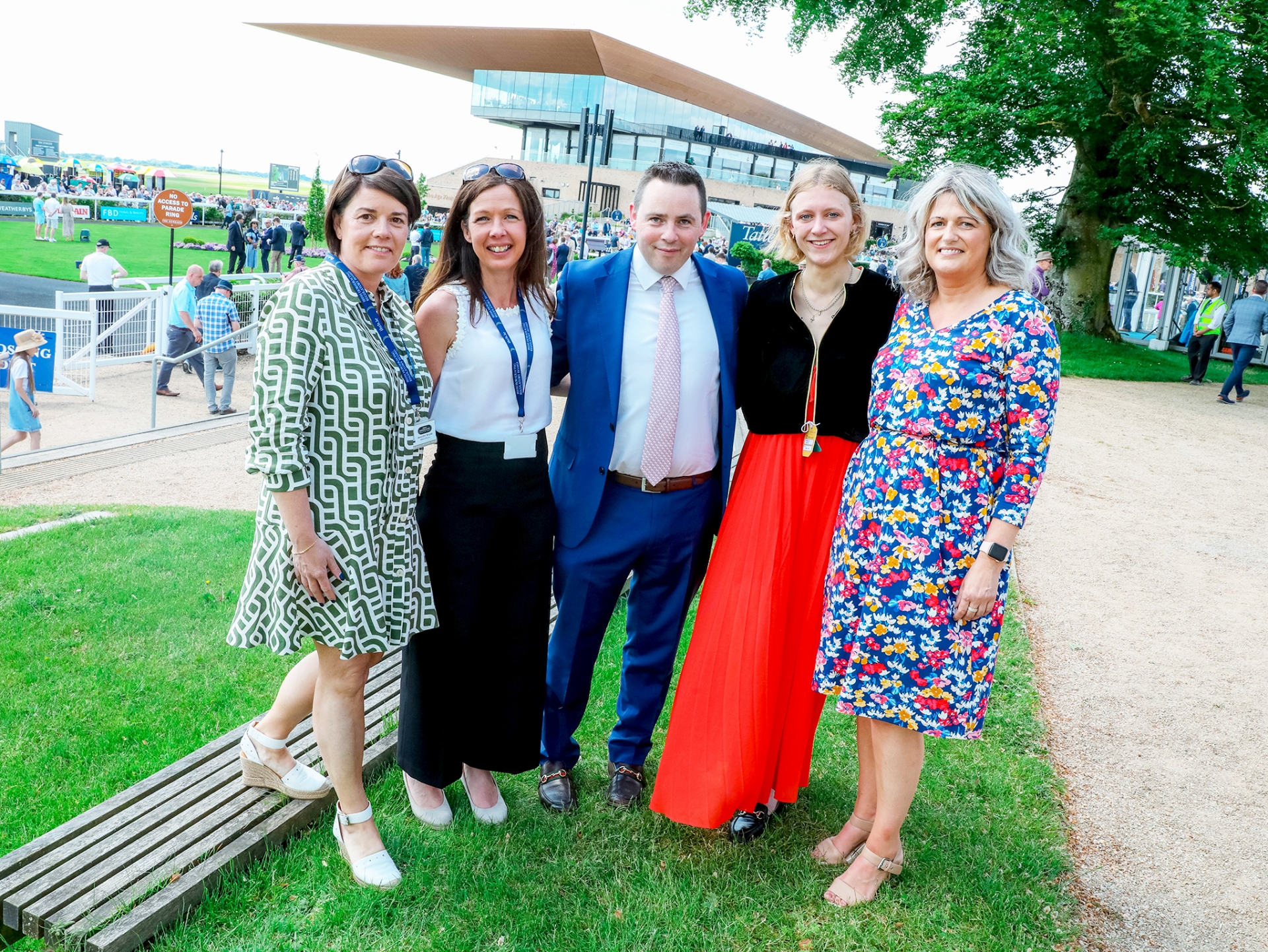 Tracey Walsh, Jennifer Pugh, Niall Cronin, Mariella Letman and Michelle Byrne from IHRB
