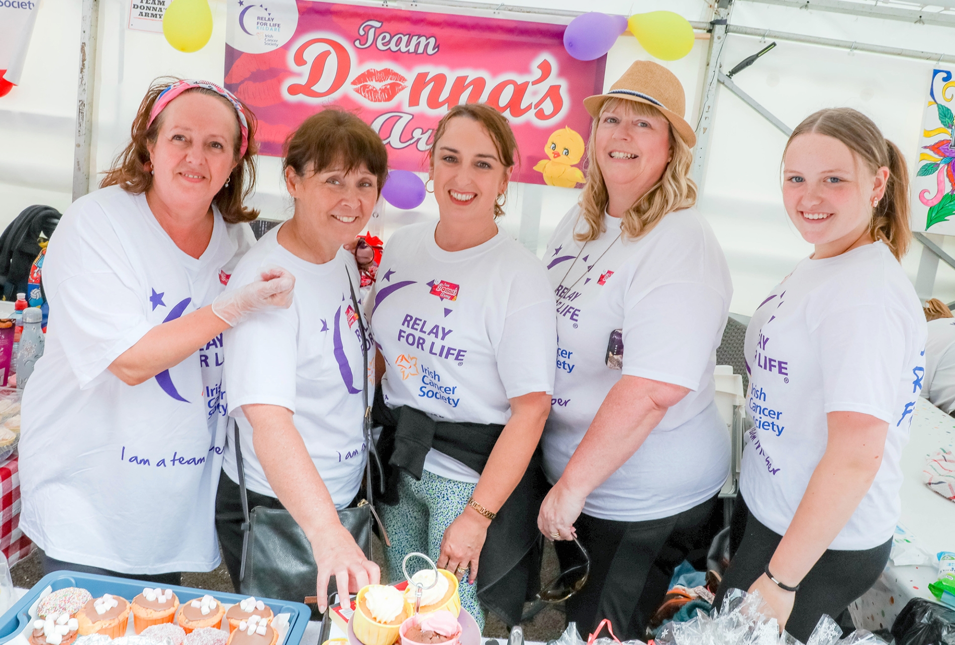 Claire Hill, Niamh Casey, Emer Loughrey, Monica Hill and Aoife Loughrey 