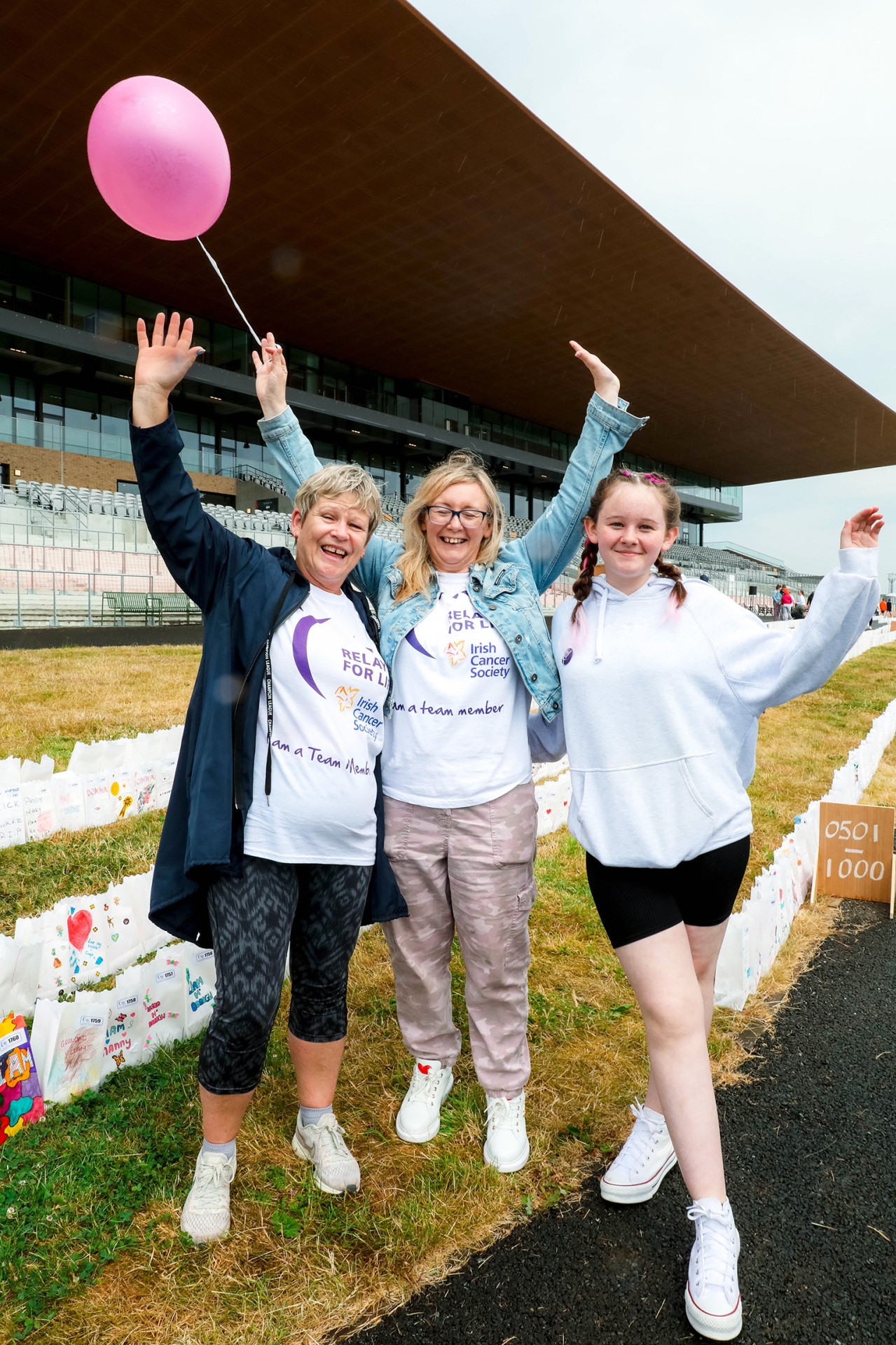 Catherine Hanlon, Fiona Keogh and Lily Keogh