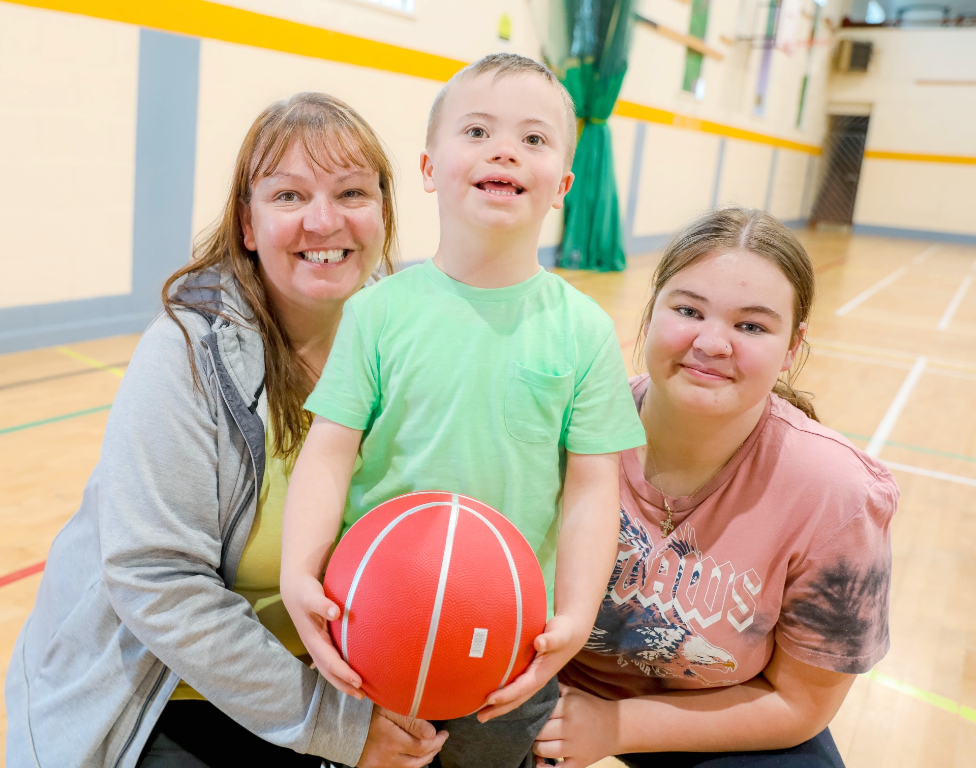 Caroline, Cameron and Jessica Ennis