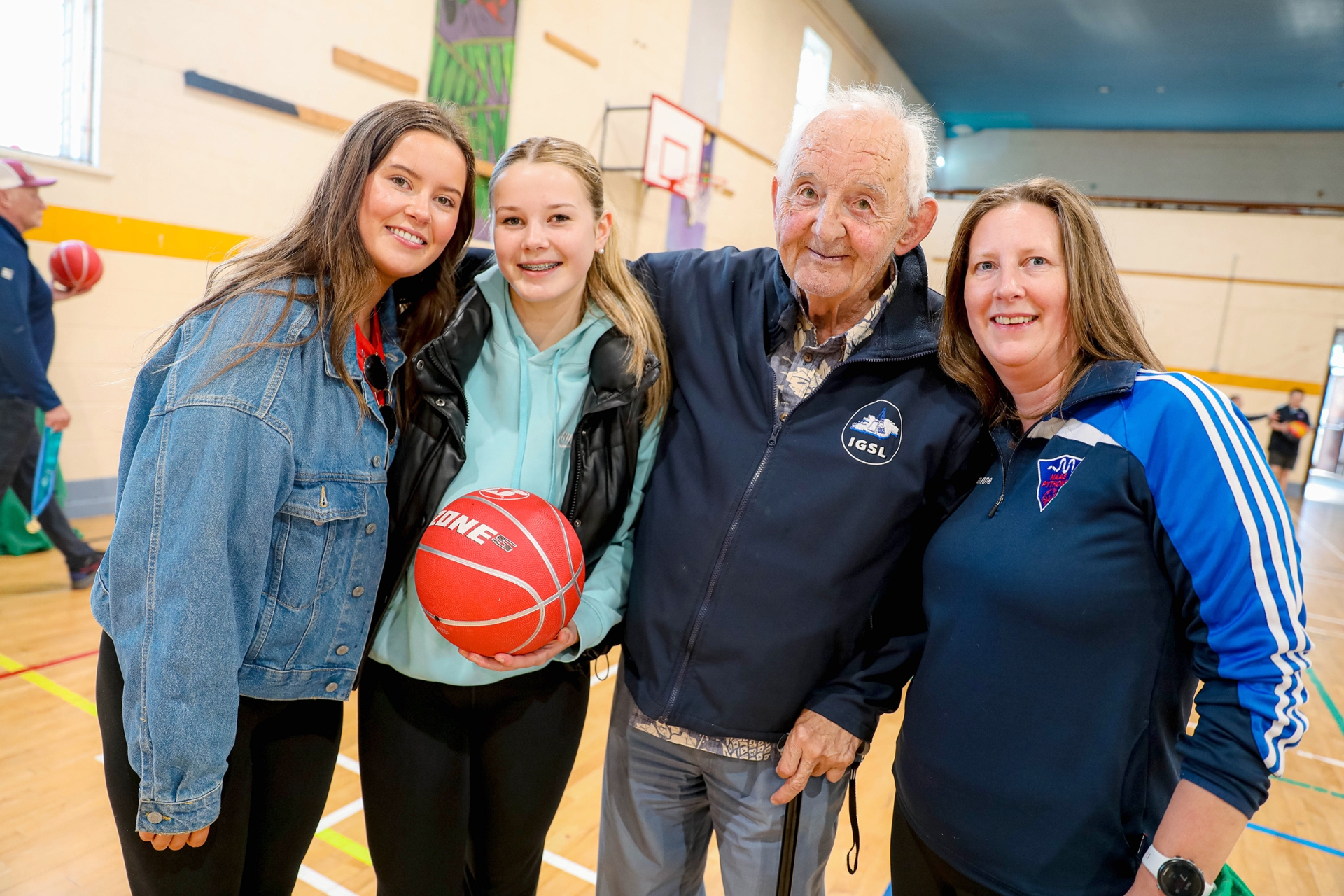 Lauren Archbold, Amy Archbold, Joe Clancy and Suzanne Whelan