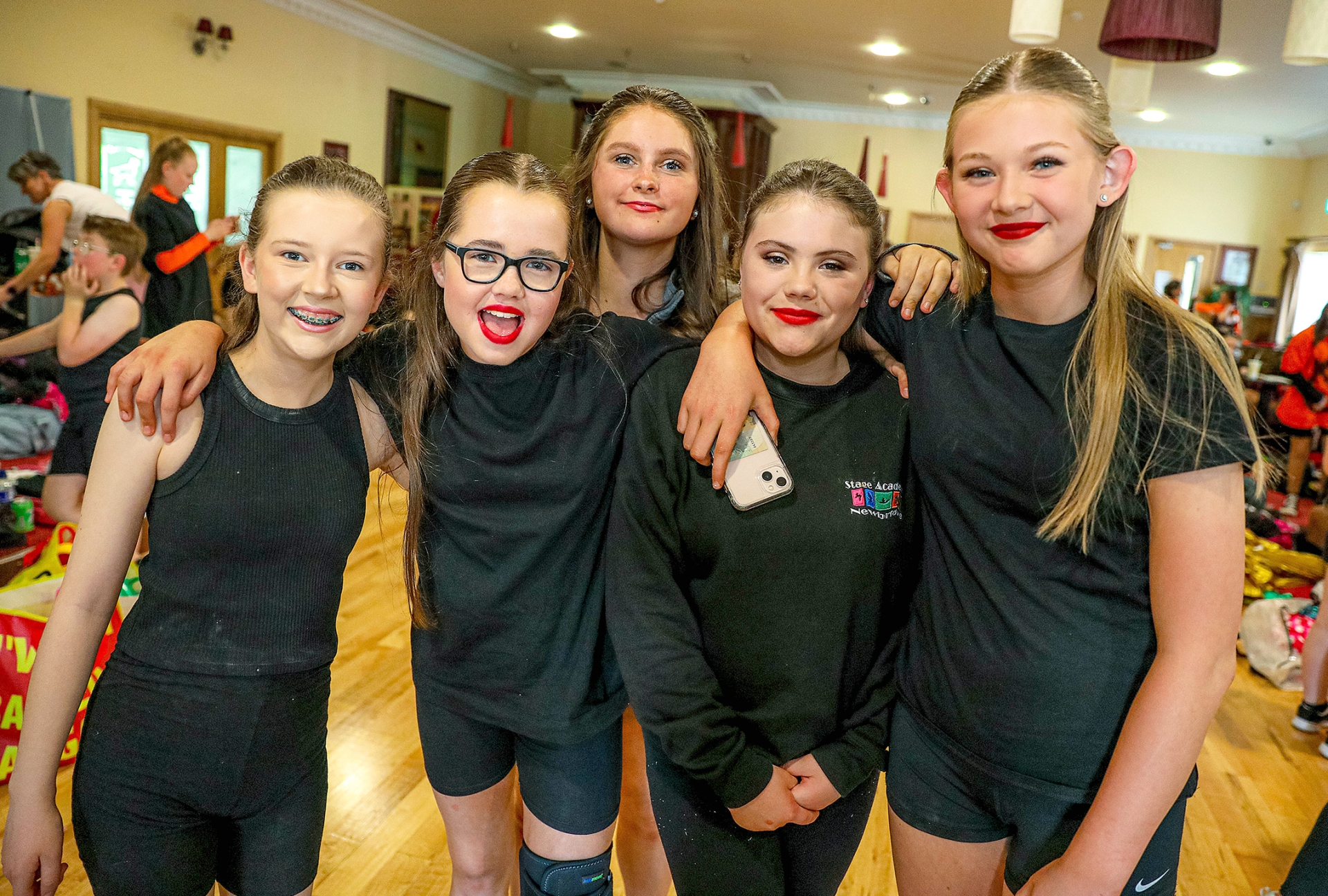 Amy Canavan, Jane O'Neill, Freya Russell, Roisin Hedley and Amelia Cahill
