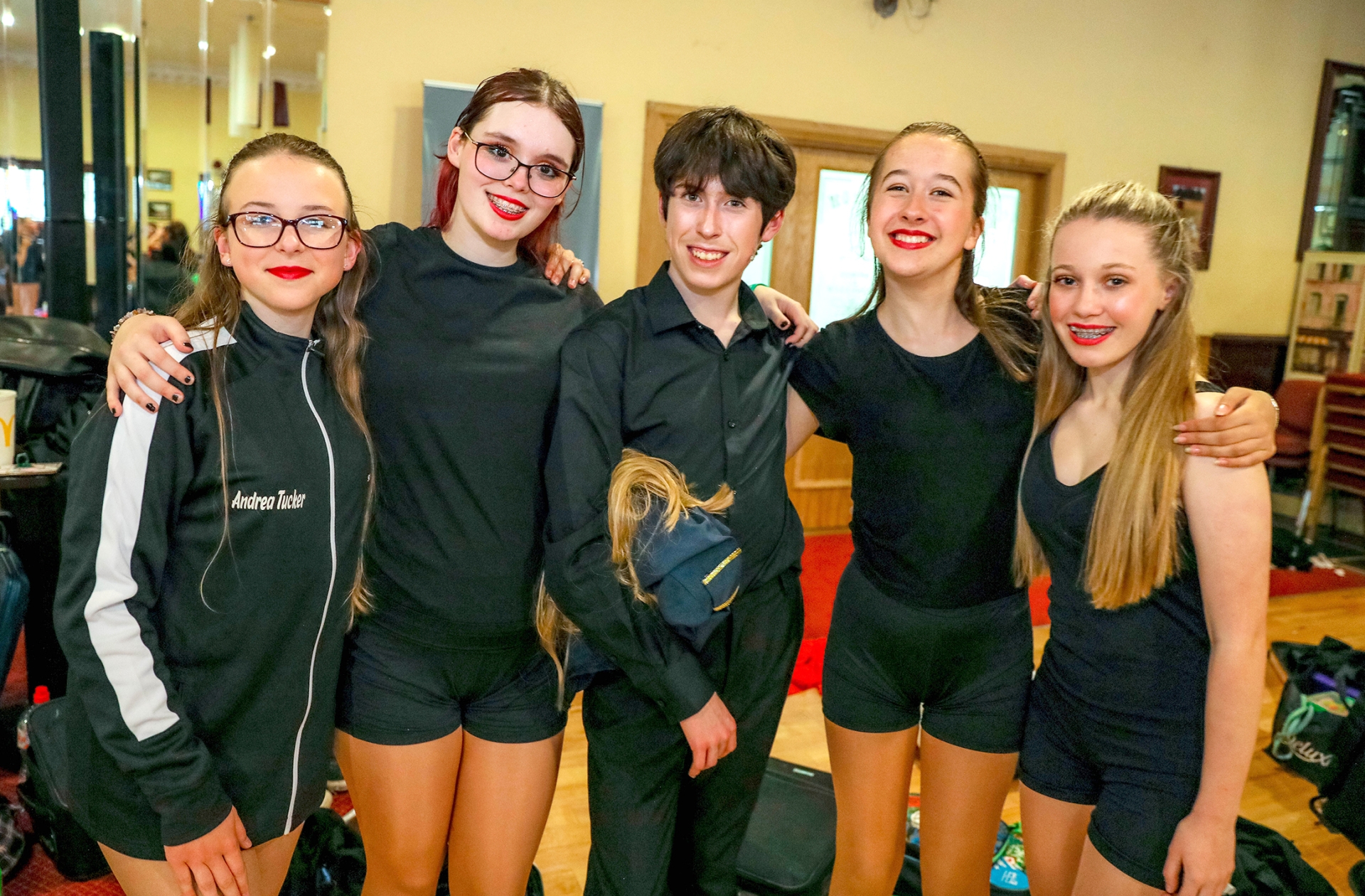 Andrea Tucker, Layla Keogh, Cormac Smith, Sarah Freeman and Sophie Regan