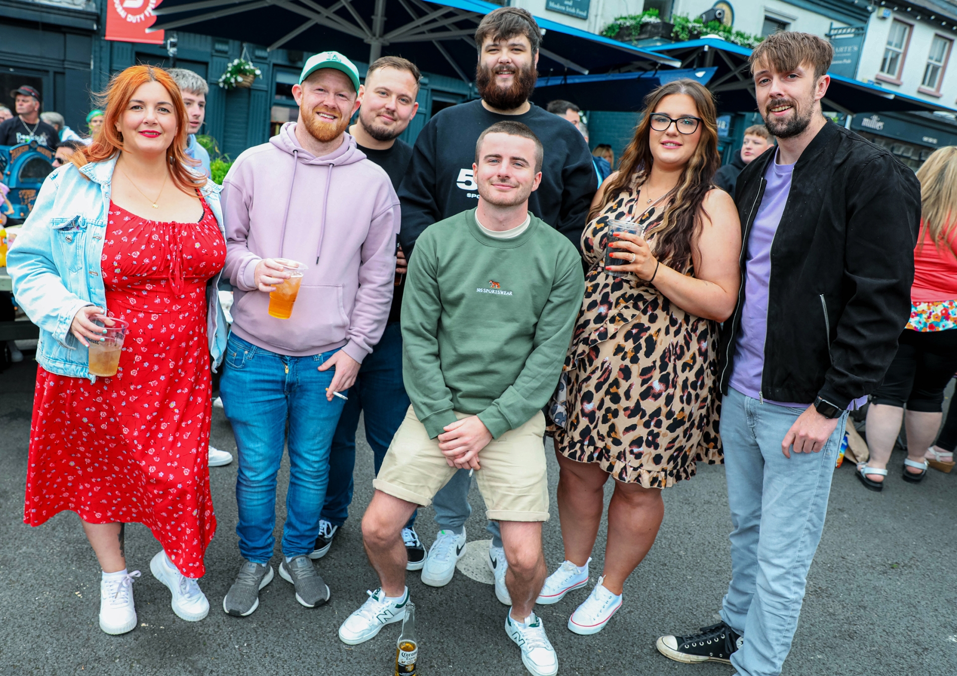 Claire Gleeson, Stephen Corrway, Jamie Maher, Craig Palmer, Katelyn Lawlor, Stuart Duffy and Martin Courage
