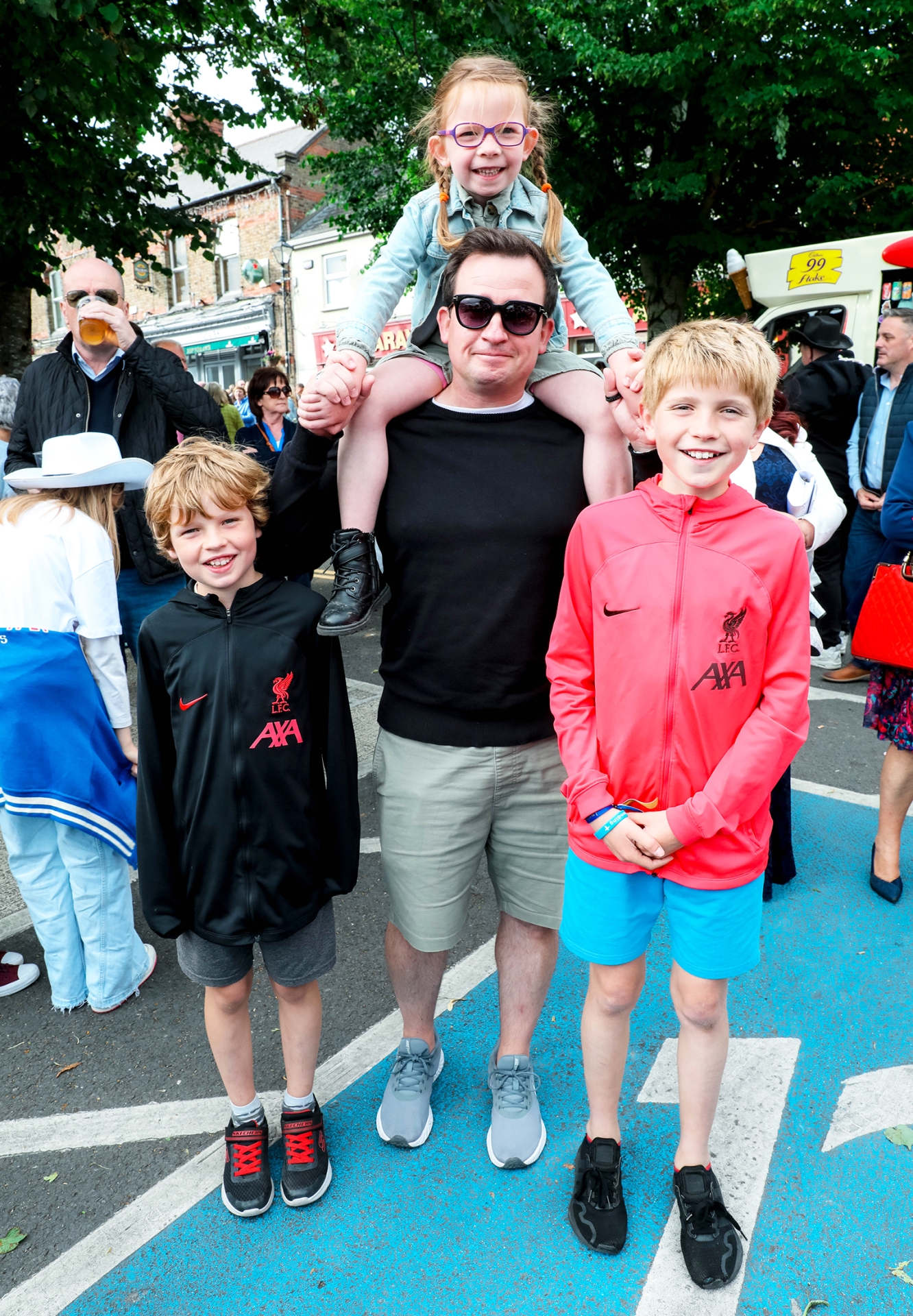 Ger, Aaron, Elliott and Isabelle Byrne