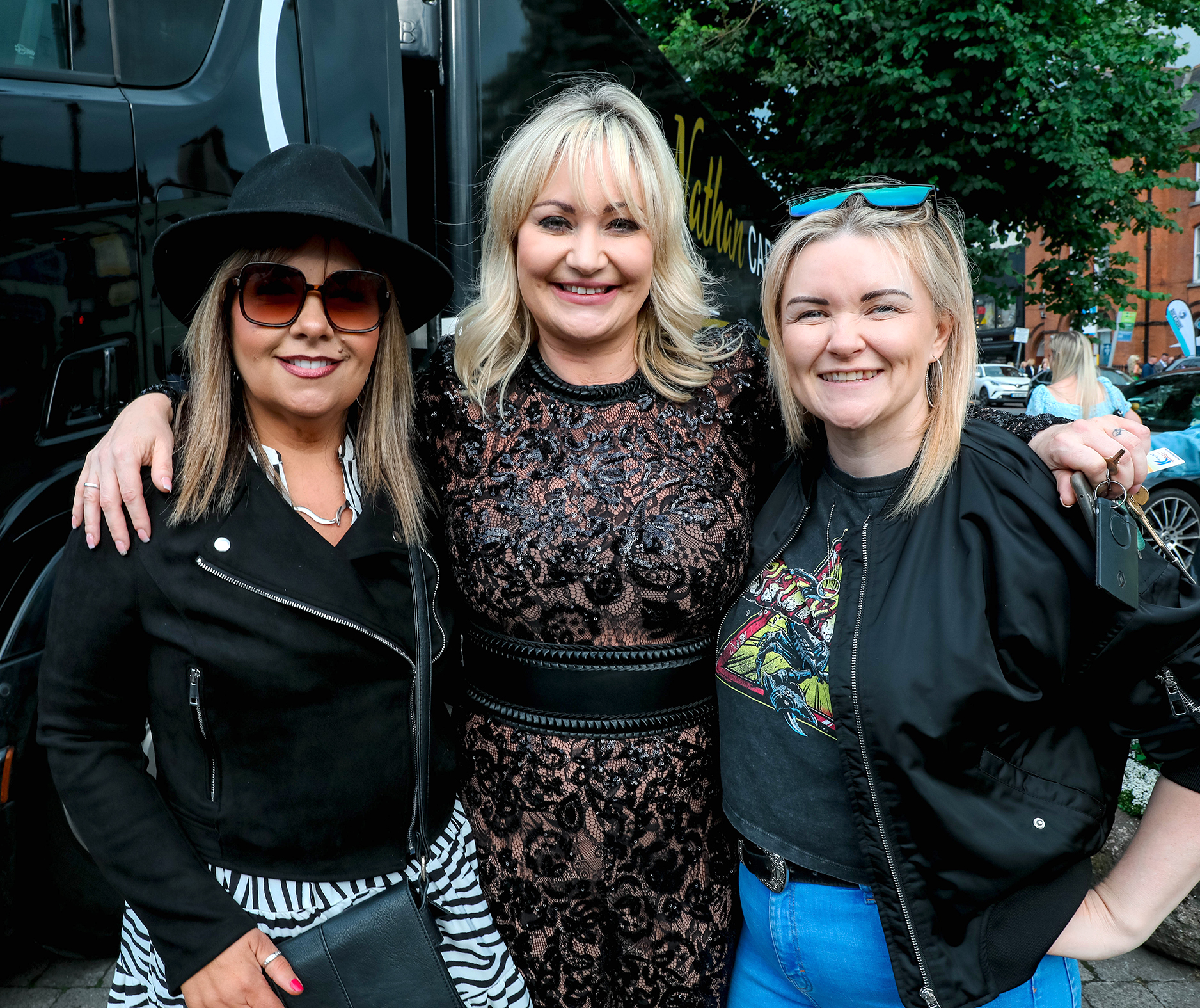 Singer/Songwriter Arlene Bailey with Cathriona Ging and Grace O'Mahony