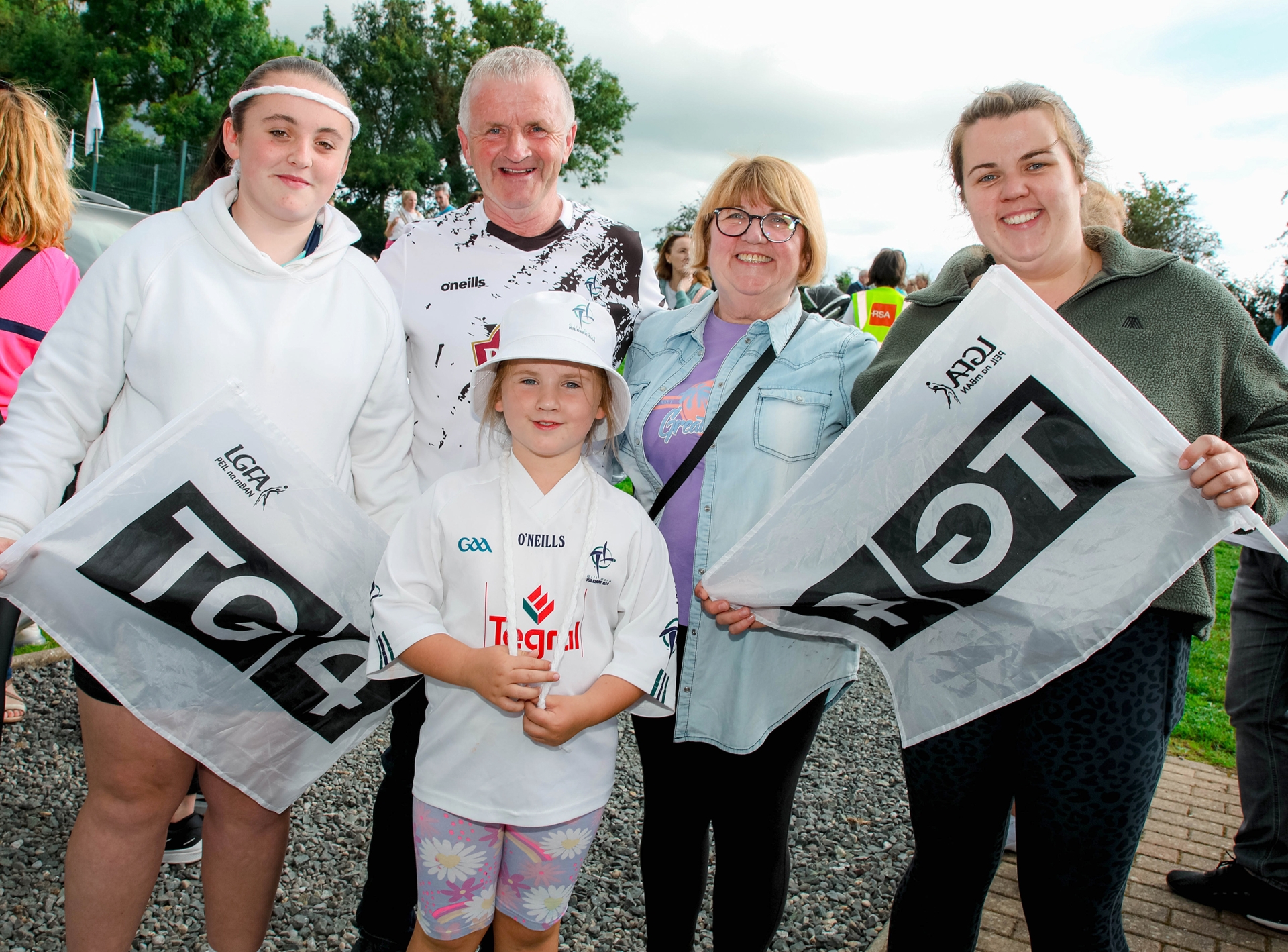 Ruby Duane, John Doyle, Frances McDonnell, Paula McDonnell and Layla McDonnell