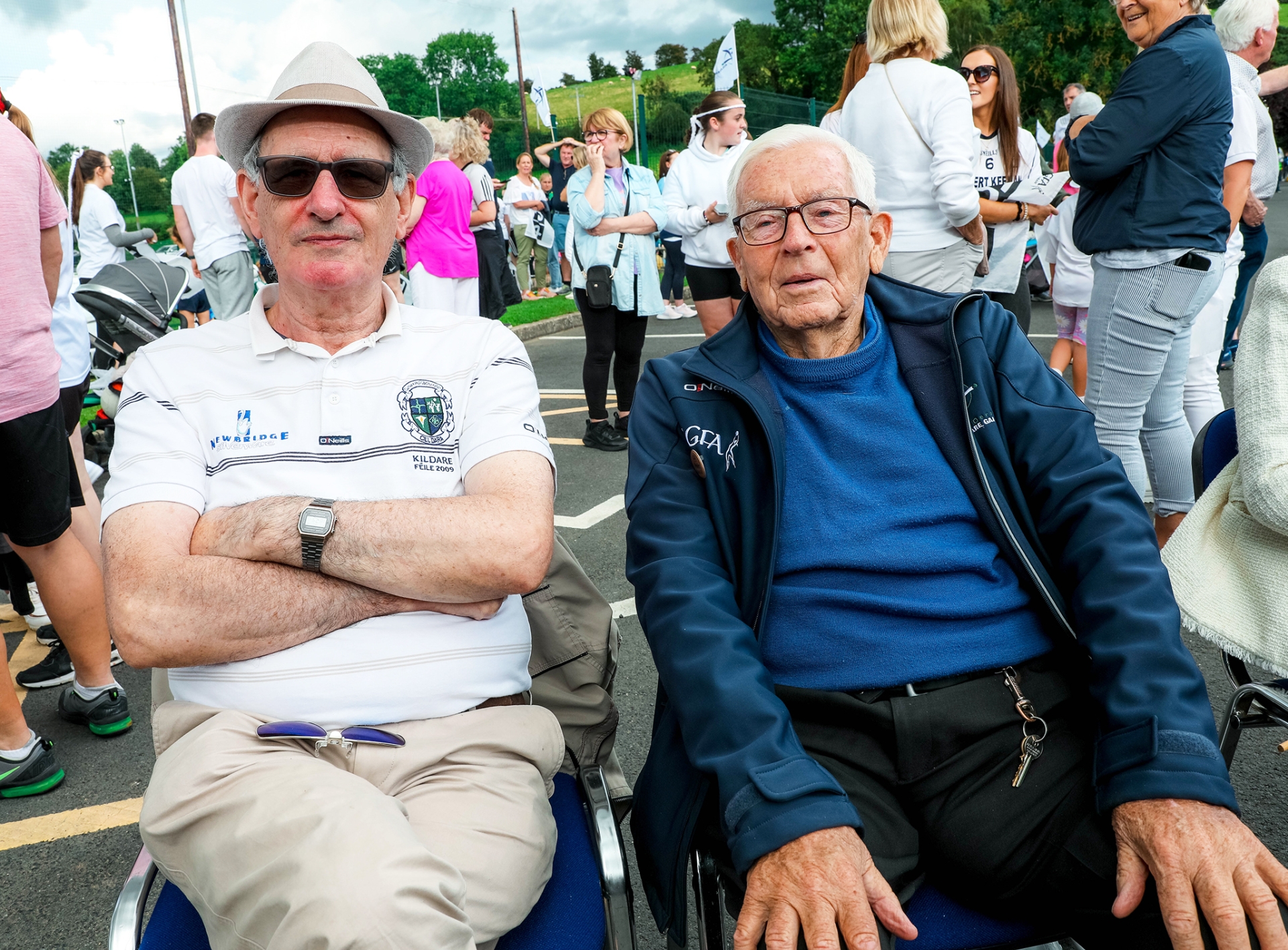 Tom Ryan (Former County Board Officer) and Christy Horan (President LGFA)